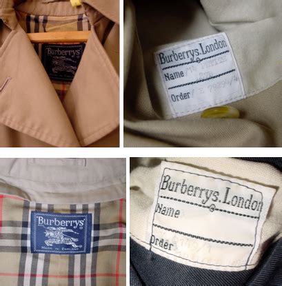 vintage burberrys label|difference between burberry and burberrys.